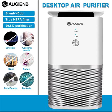 Augienb A Dst02 Desk Hepa Air Purifier Active Carbon Filter Air Cleaner