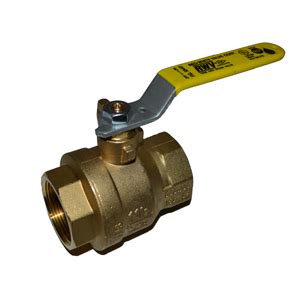 Brass Ball Valve 3/4" Threaded Ends Full Port - Hdpe Supply