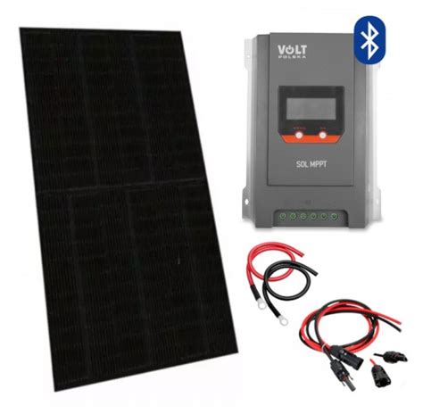 Zestaw solarny do ładowania akumulatora 12V 24 30A 420W MONO MPPT