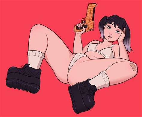Girl With Gun By Mare Hentai Foundry
