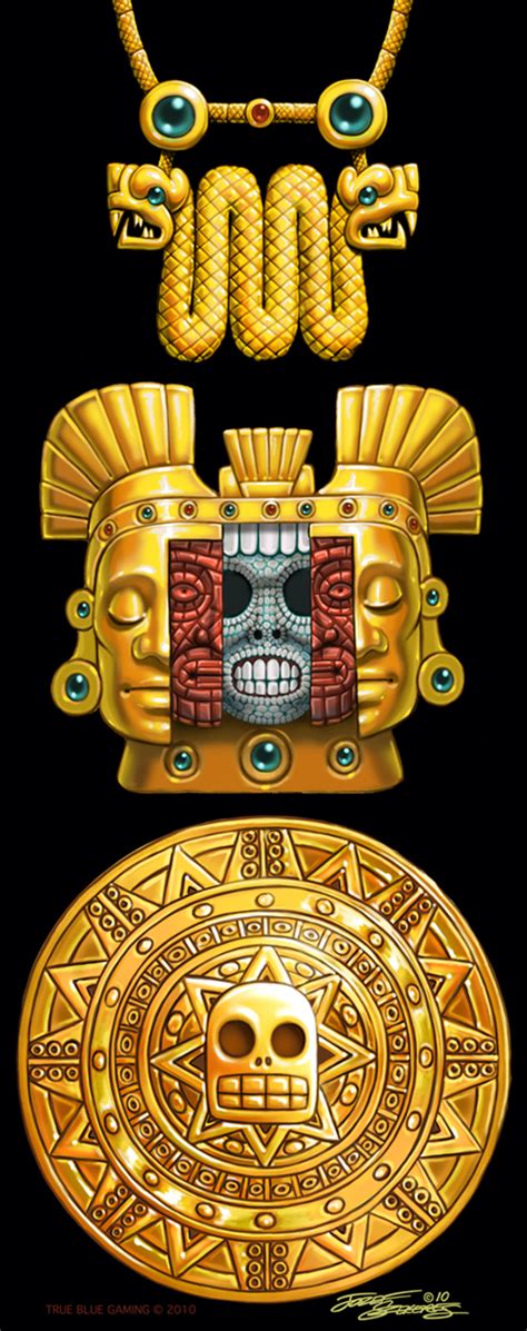 Aztec Gold Artifacts.Szekeres by Jozef-Szekeres on DeviantArt