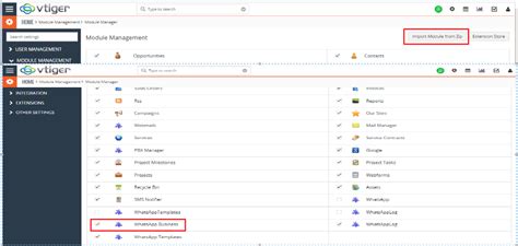 How To Install And Configure Vtiger Extension For Whatsapp Business Api