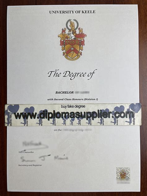 Where To Purchase Keele University Fake Degree Certificate Fake