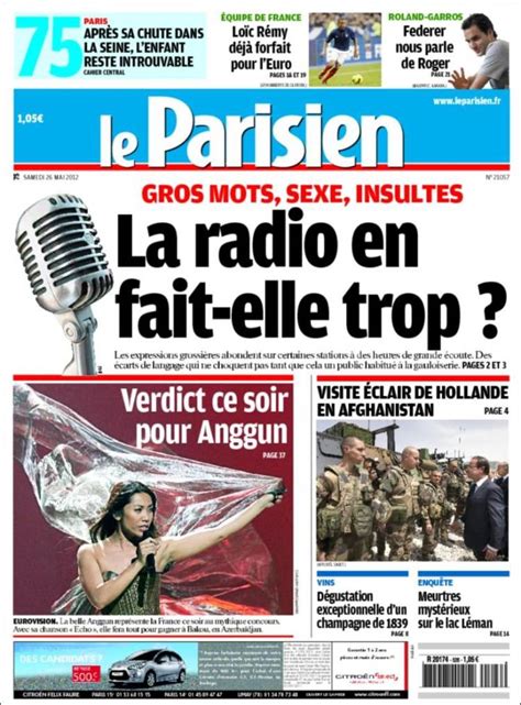 la parisien samedi  mai