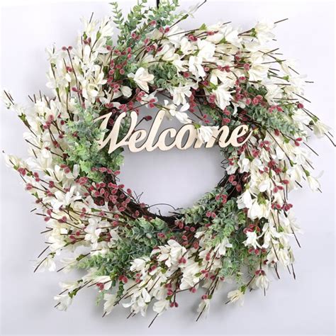 Wreaths Home & Living Cozy Modern Home Wall Decor Spring Summer Door ...