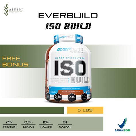 Jual Everbuild Iso Build 5lbs 81serving Whey Protein Full