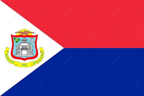 Sint Maarten Flag Sint Maarten National Flag Photo Background And