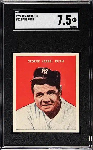 The Best Babe Ruth Baseball Cards Recent Prices Values