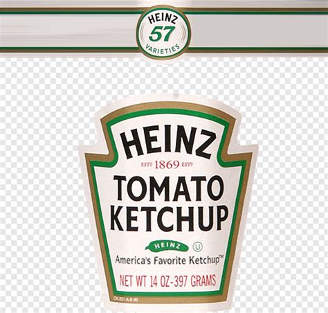 Label – Heinz Ketchup Bottle Label, Hd Png Download inside Heinz Label ...