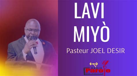 Lavi Miy Avec Pasteur Jo L D Sir Sur Radio Parole De Verite