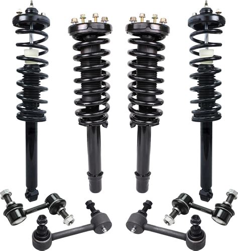 Detroit Axle 8pc Struts Sway Bars For 03 07 Honda Accord