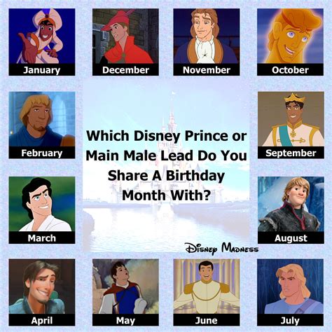 Birthday Months Prince Edition Disney Fan Art 37019602 Fanpop