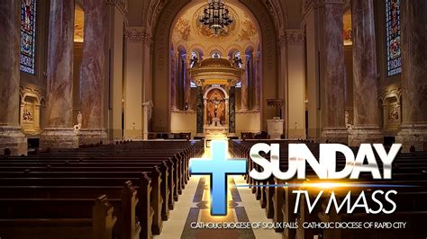 Sunday Tv Mass March 29 2020 Fifth Sunday Of Lent Youtube