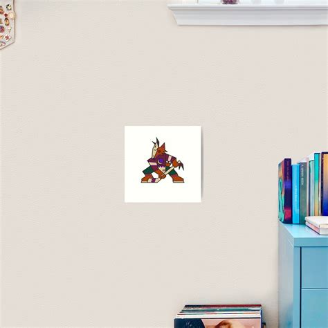Arizona Coyotes Kachina Logo Art Print For Sale By Seanworrall
