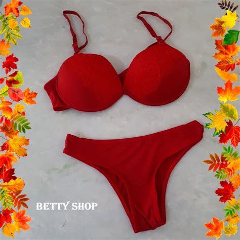 Conjunto Lingerie 1 Unidade Conjuntos Calcinha e Sutiã Shopee Brasil