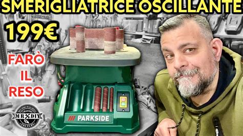 Peccato Smerigliatrice A Mandrino Oscillante Parkside Levigatrice