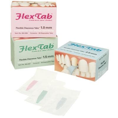 Kerr Flexible Clearance Tabs Pink 1 0mm TriState Dental