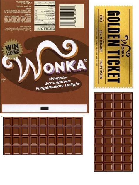 Pin By Dumy On Wonka Chocolate Easy Paper