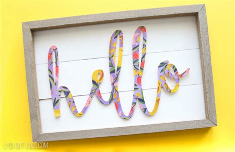 How to Make a Wood Sign with a Cricut Maker - Lydi Out Loud