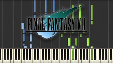 Those Who Fight Final Fantasy Vii Piano Tutorial Youtube