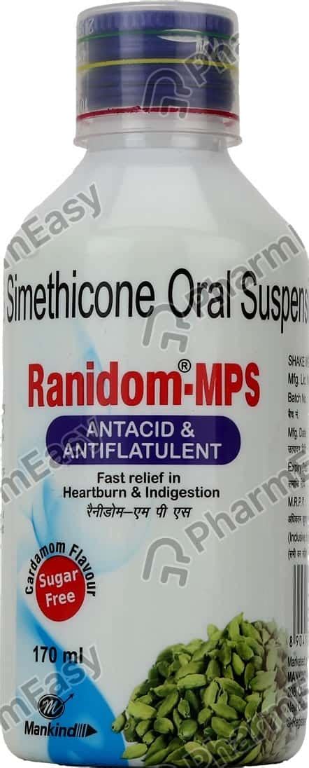 Ranidom Mps Cardamom Flavour Sugar Free Bottle Of Ml Suspension