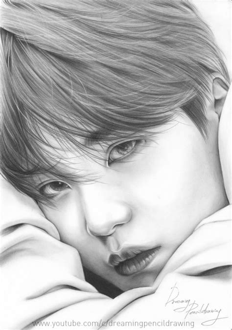 Pin On Art Bts Drawings Portrait Sketches Pencil Drawings Of Girls