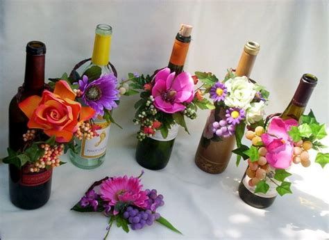 Creative Wine Bottle Centerpieces Lots Of Table Decoration Ideas For