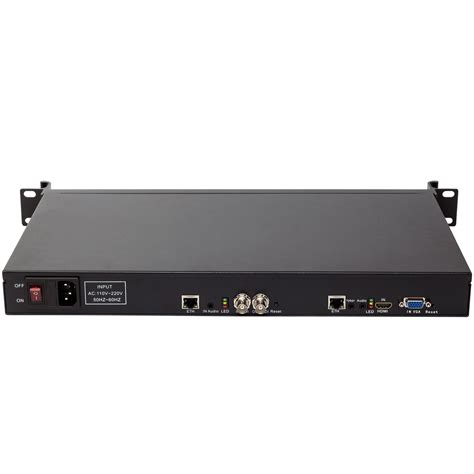 1U Rack HEVC H 265 H 264 HDMI SDI VGA YPbPr CVBS Video Encoder URay