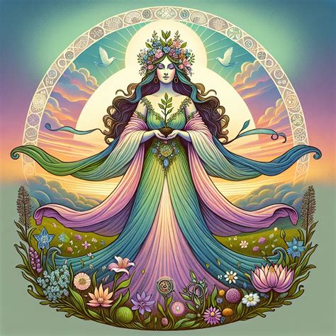 Easter Pagan Goddess Celebrating The Ancient Goddess Of Springtime