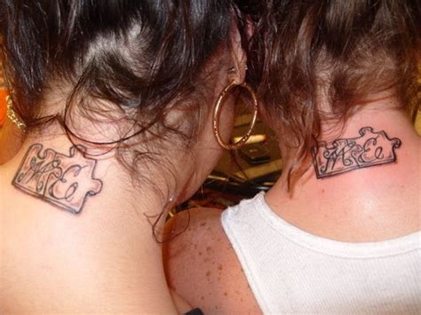 Matching Couple Tattoo Of Two Puzzle Pieces Together Best Couple