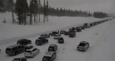 Multiple Vehicle Crash Near Donner Pass Creates Traffic Nightmare On I