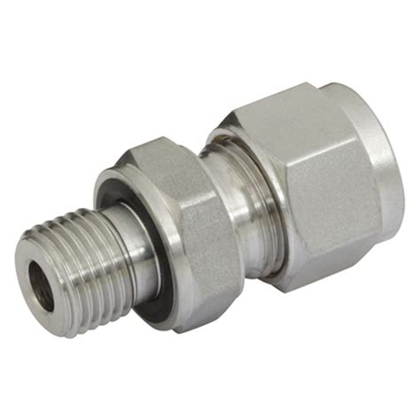 Male Connectors Male Thread 1 2 Bspp Tube Od 6mm 316 Stainless