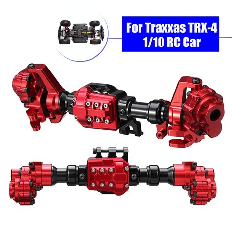 Front Rear Portal Axles Housing For Traxxas Trx Cnc Aluminum Alloy Rc