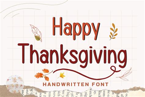 Happy Thanksgiving font | free download for WEB