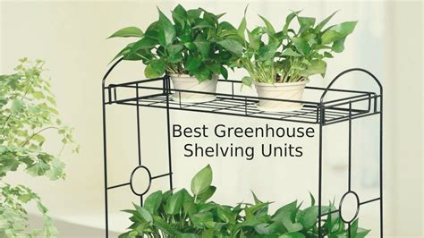 Best Greenhouse Shelving Units | T5 grow light fixtures