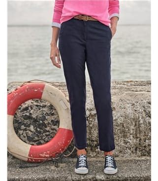 Oxford Navy Chino Hose Woolovers De