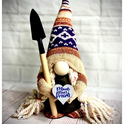 Rainbow Gnome With Heart Gonk Nordic Swedish Tomte Etsy