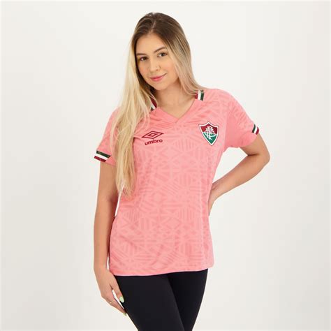 Camisa Umbro Fluminense Outubro Rosa 2022 Feminina Futfanatics