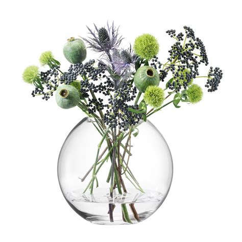 Buy Lsa International Globe Vase Clear 16cm Amara In 2020 Diy