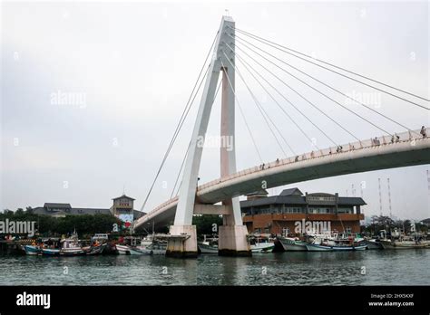 The Lover S Bridge At Tamsui District In New Taipei Taiwan Stock Photo