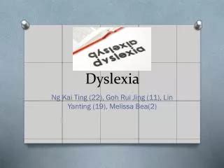 PPT DYSLEXIA SUBTYPE RELIES ON Dysphonetic Dyslexia Visual Cues