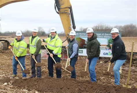Groundbreaking Held For Future Germantown Public Works Facility