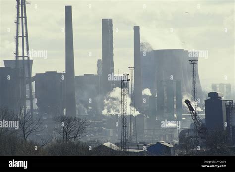 Motherwell Scotland Ravenscraig Steel Works The Towns Main Stock