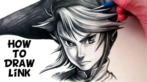 How To Draw Link From The Legend Of Zelda Youtube