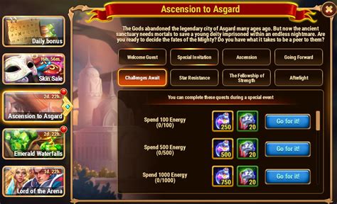 Hero Wars Guide Ascension To Asgard All Questsinsights With Herowars