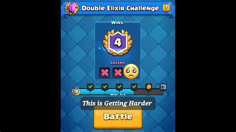 Double Elixir Challenge 3 Clash Royale Xxthejsxx Youtube