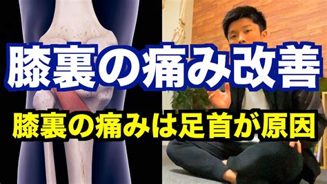 【膝裏の痛みの改善方法】「膝裏の痛み」「膝裏のつまり感」の原因で多い「膝窩筋」という筋肉！足首の筋肉が弱くなると、膝の裏側が痛くなる理由を解説！【愛媛県松山市 膝痛・変形性膝関節症