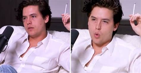 Cole Sprouse S Fans Drag Star For Cringey Way Of Smoking In Indoor Interview