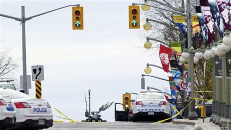 In Pictures Ottawa Shootings Bbc News