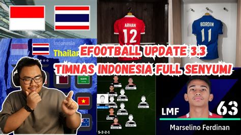 Efootball Update Versi Timnas Indonesia Full Senyumbanyak